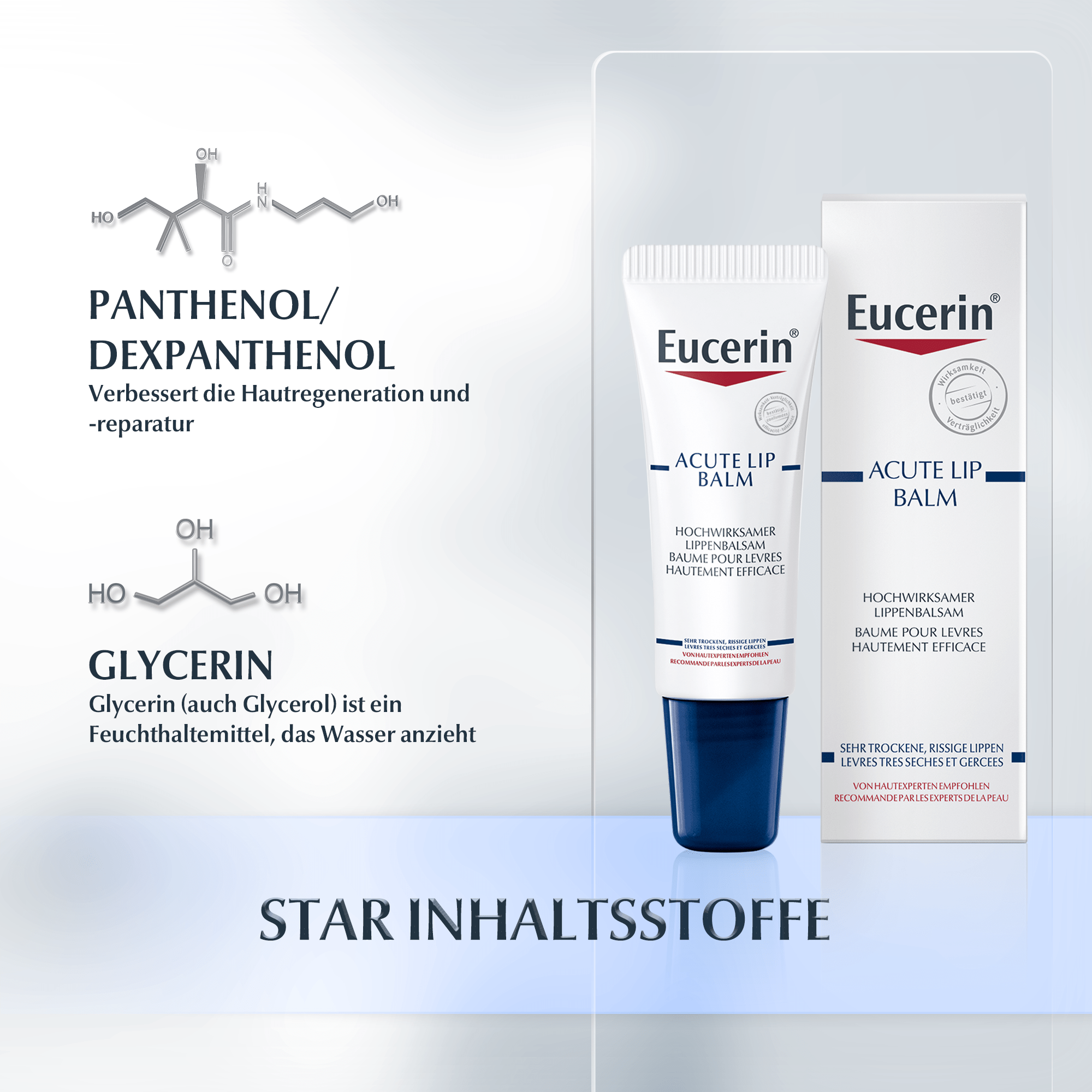 Lippenbalsam für extrem trockene Lippen Acute Lip Balm Eucerin
